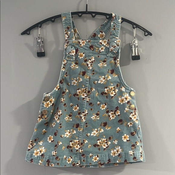 Tahari Blue and White Floral Overalls - Picture 1 of 6